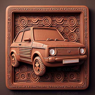 3D мадэль Autobianchi Bianchina (STL)